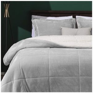 Micromink Sherpa Comforter Set 3 Reversible